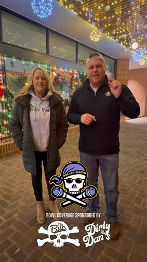 📍 Pirate Radio ON LOCATION one last time from the streets of Annapolis as Pirate Nation celebrates the Military Bowl victory over Pitt. | Pirate Radio 92.7FM Greenville
