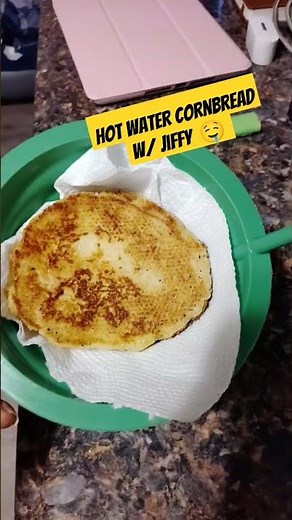 Trying My Own Hot water cornbread w/ Jiffy Recipe 🔥 it's Nothing Like Down South 😔#FYP #diyqueen