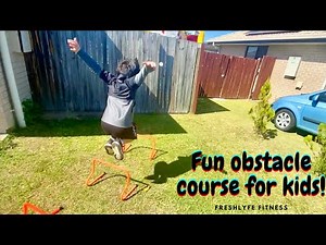 Fun backyard obstacle course for kids! - Kids Exercise Training
