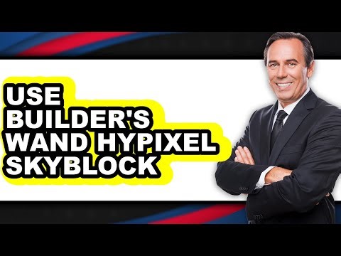How to Use Builder's Wand Hypixel Skyblock - Full Guide