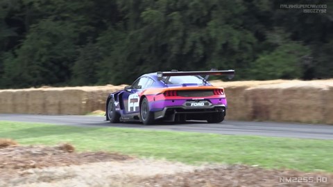 Ford Mustang GT3 Coyote V8 Engine Sound