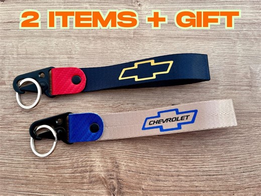 Keychain Chevrolet Handmade Tahoe Vintage Chevy Style Lanyard Silverado Suburban Keyholder Llavero for Men 2pcs and Gift - Etsy