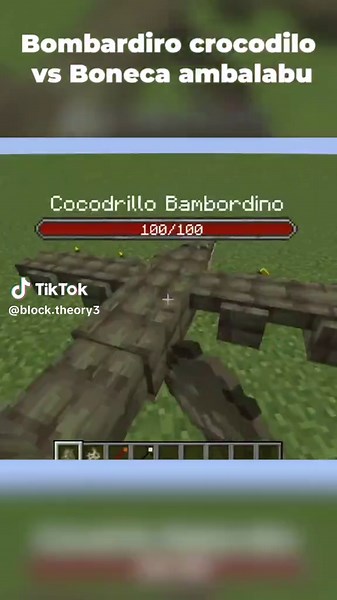 Italian brainrot battle in Minecraft