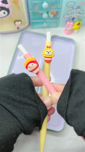 Green panda pencil box with stationary #asmr #stationery #pencilbox #shorts