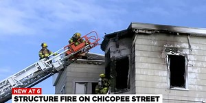 Chicopee crews respond to apartment fire on Chicopee Street