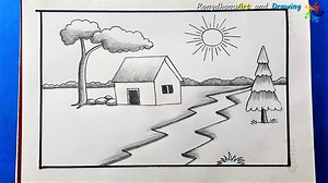 120K views · 4.9K reactions | Pencil Scenery (Voice Tutorial) | Rongdhonu Art and Drawing | Facebook