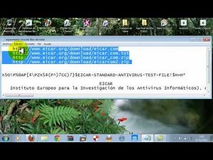 (PRINCIPIANTES) COMPROBAR FUNCIONAMIENTO DEL ANTIVIRUS