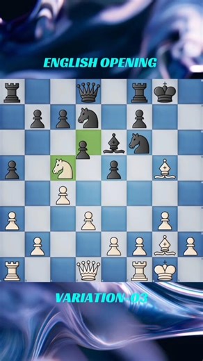 Chess English opening variation-03 #chess #shorts