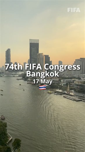 Counting down to the FIFA Congress ⏱️FIFA and its member associations will vote on a number of different topics in football at tomorrow's 74th FIFA Congress in Bangkok, including the host(s) of the 2027 FIFA Women’s World Cup! 🏆 | FIFA