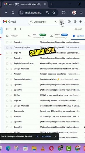 🚀 Gmail Trick You MUST Try! 📨 Delete Spam Instantly! #GmailHack #LifeHacks #EmailTips #Tech #Shorts