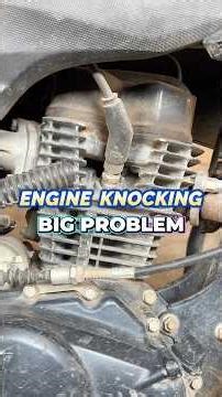 Engine Knocking - Big Bike Problem Explained | Bike Mileage & Maintenance Tips #shorts