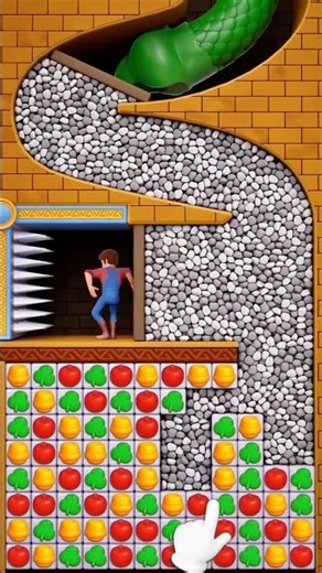 Can You Escape the Secret Room 7? 🐍🔥 | YouTube Mini-Game #Shorts