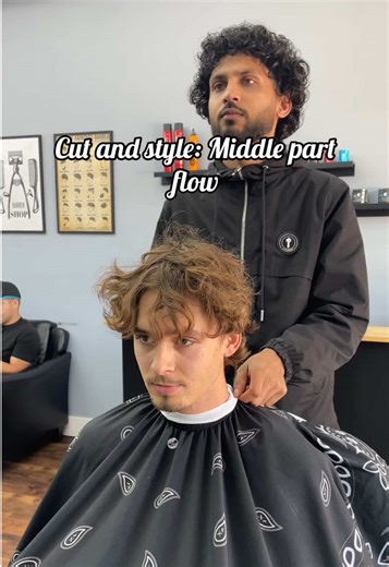 Middle Part Flow Haircut: How to Style It Right