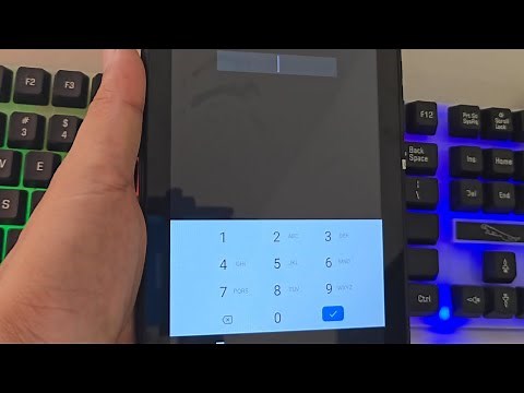 Unlock a tablet with forgotten pattern or password.