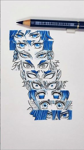 鬼滅の刃 柱 3colorchallenge #demonslayer #鬼滅の刃 #colorwheel #大人の塗り絵