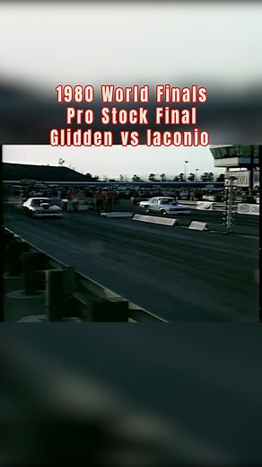We go back to the 1980 World Finals and the Pro Stock Final. It was Bob Glidden vs Frank Iaconio in a Winner take all World Championship run. | Vintage Drag Racing Shirts