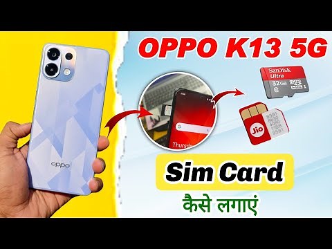 Oppo k13 5g sim slot !! How to insert sim card in oppo k13 5g !! Oppo k13 5g me sim kaise lagaye