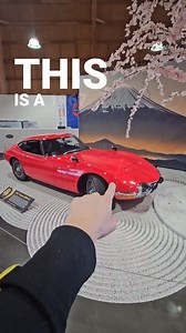 This is an ultra rare #Toyota2000GT. It is currently on display as part of our #ShinkaACM exhibit. Come see it and many other #JapaneseCar and #JDM legends this summer at #LeMayACM. #tacoma #Toyota #classiccars | LeMay - America's Car Museum