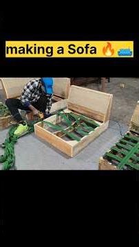 SOFA making process 🔥🛋️