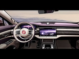 The Hongqi Guoya sports the industry's first sliding AMOLED display