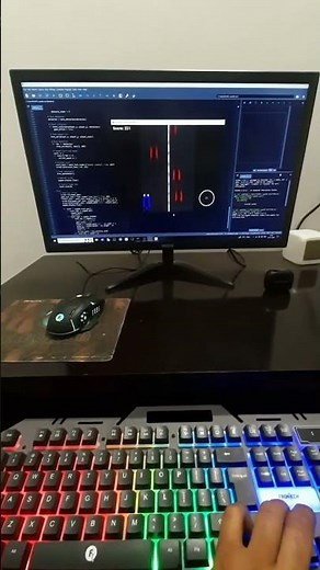 🎮 Just built a game using Python & Pygame! 🚀#shorts