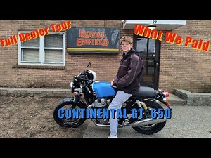 Royal Enfield Continental GT 650| My First New Motorcycle Dealer Tour of All Models and What We Paid