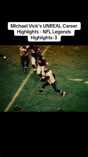 Michael Vick's UNREAL Career Highlights - NFL Legends Highlights-3