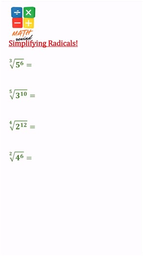 Simplify Radicals Fast! 🔥 Math Short Trick