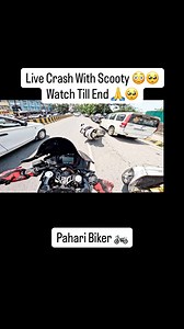 450K views · 6.8K reactions | Live Bike Vs Scooty 梁 !!! #fblifestyle #crash #biker #scooty #vlog | पहाड़ी Biker | Facebook