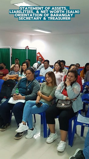 Statement of Assets, Liabilities, and Net Worth (SALN) Orientation of Barangay Secretary and Treasurer | LGU-Alaminos City, Pangasinan