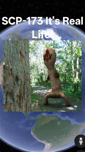 🤯😶‍🌫️SCP-173 It's Real Life! on google map🗺️#funny #shots #shorts #trending #viral #map