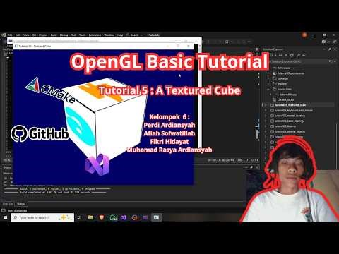 OpenGL Basic Tutorial | Tutorial 5 : A Textured Cube