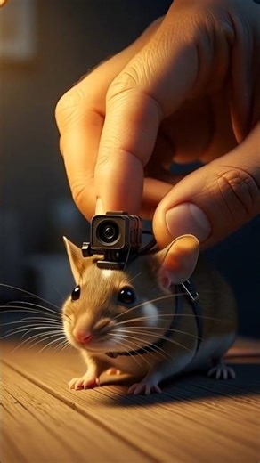 A Brave Mouse Enters The Ghat To Show His Babies | Emotional Pov Story #shot #ai