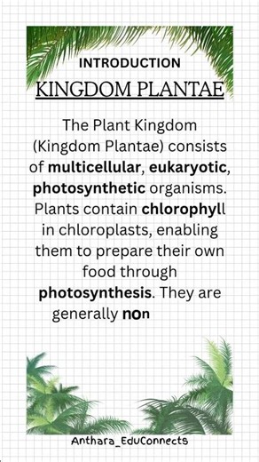 Kingdom Plantae | Introduction | Biology Made Simple