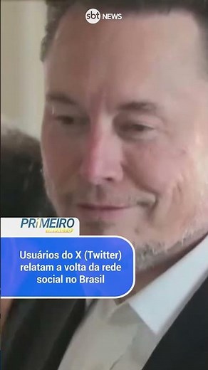 Usuários do X (Twitter) relatam a volta da rede social no Brasil
