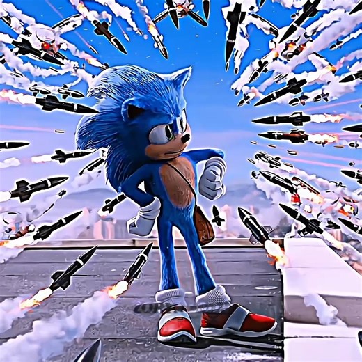 Sonic vs Dr. Robotnik’s Drone Army! ⚡🛸 #SonicMovie #Shorts #SonicEdit ​#Sonic #Viral