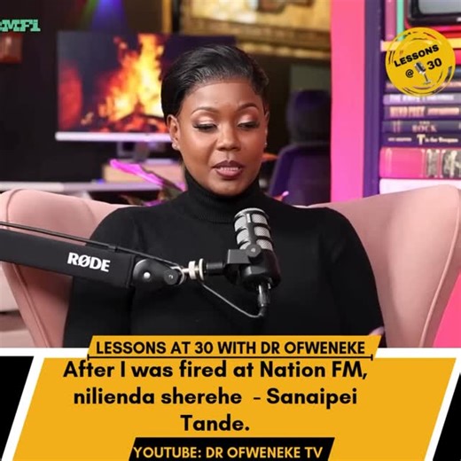 After I was fired at Nation FM, nilienda sherehe - Sanaipei Tande. | Lessons at 30