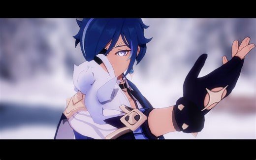 【原神MMD】「无论是怎样的寒冬，春天总会到来的」•Snowman