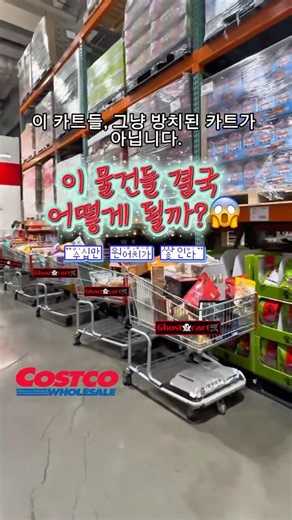 코스트코에서 가장 충격적이었던 장면 #코스트코 #costco #유령카트