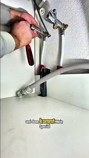 Making kitchen sink connections, angle valve and combination angle valve, connecting the faucet