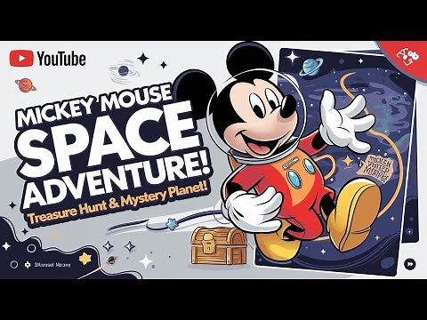 Mickey Mouse Space Adventure! Treasure Hunt & Mystery Planet!