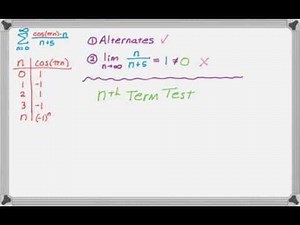 Alternating Series Test and Error for Alternating Series