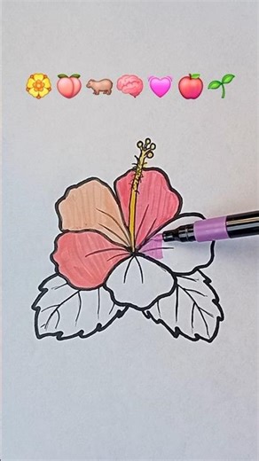 Flowers coloring 🌸🌱 #shorts #flowers