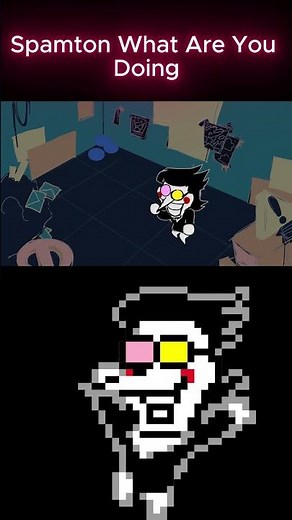 Spamton What Are You Doing [Delterune Animation] #fnf #fnfmod #fridaynightfunkin #shorts #fnfsus