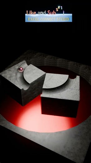 Seamless Balance: Dual Cube Rolling Loop #blender #3danimation #loop