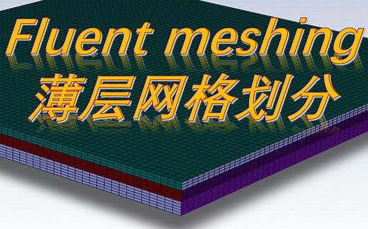 基于Ansys Fluent meshing的薄层网格划分教程