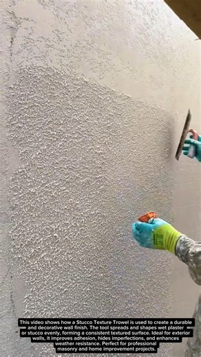 Stucco Texture Trowel (Plaster Texture Finishing Tool)