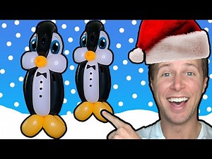 How to Make a Balloon Penguin - Balloon Twisting Tutorial