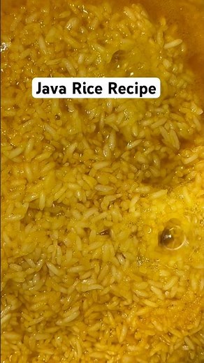 HOW TO COOK JAVA RICE #javarice #foodie #yummy