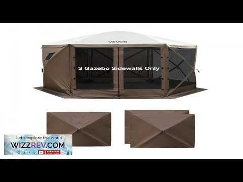 VEVOR Canopy Sidewalls 5.67 x 4.85 ft Canopy Tent Walls with Waterproof